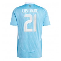 Belgicko Timothy Castagne #21 Vonkajší futbalový dres ME 2024 Krátky Rukáv